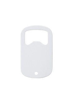 Ouvre-bouteille entièrement blanc en acier inoxydable (3*5 cm)