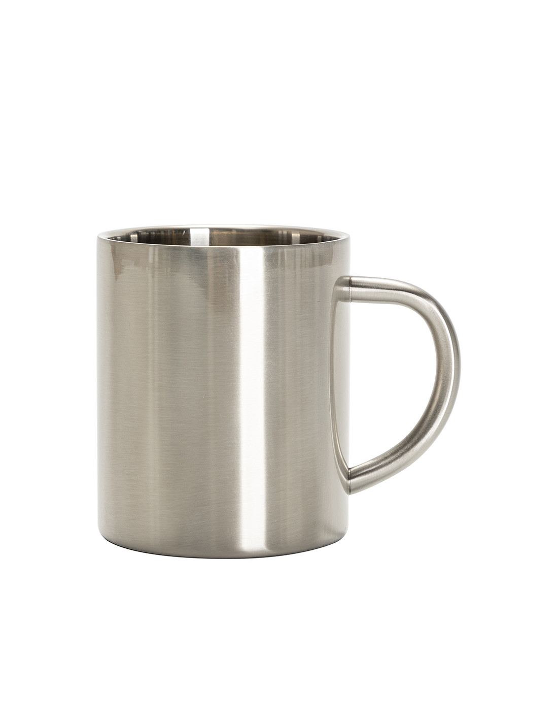 Tasse en acier inoxydable de 10 oz/300 ml (argent)