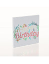 Feuille de transfert en faux strass (Joyeux anniversaire, 9,5 x 6 cm)
5 feuilles/paquet