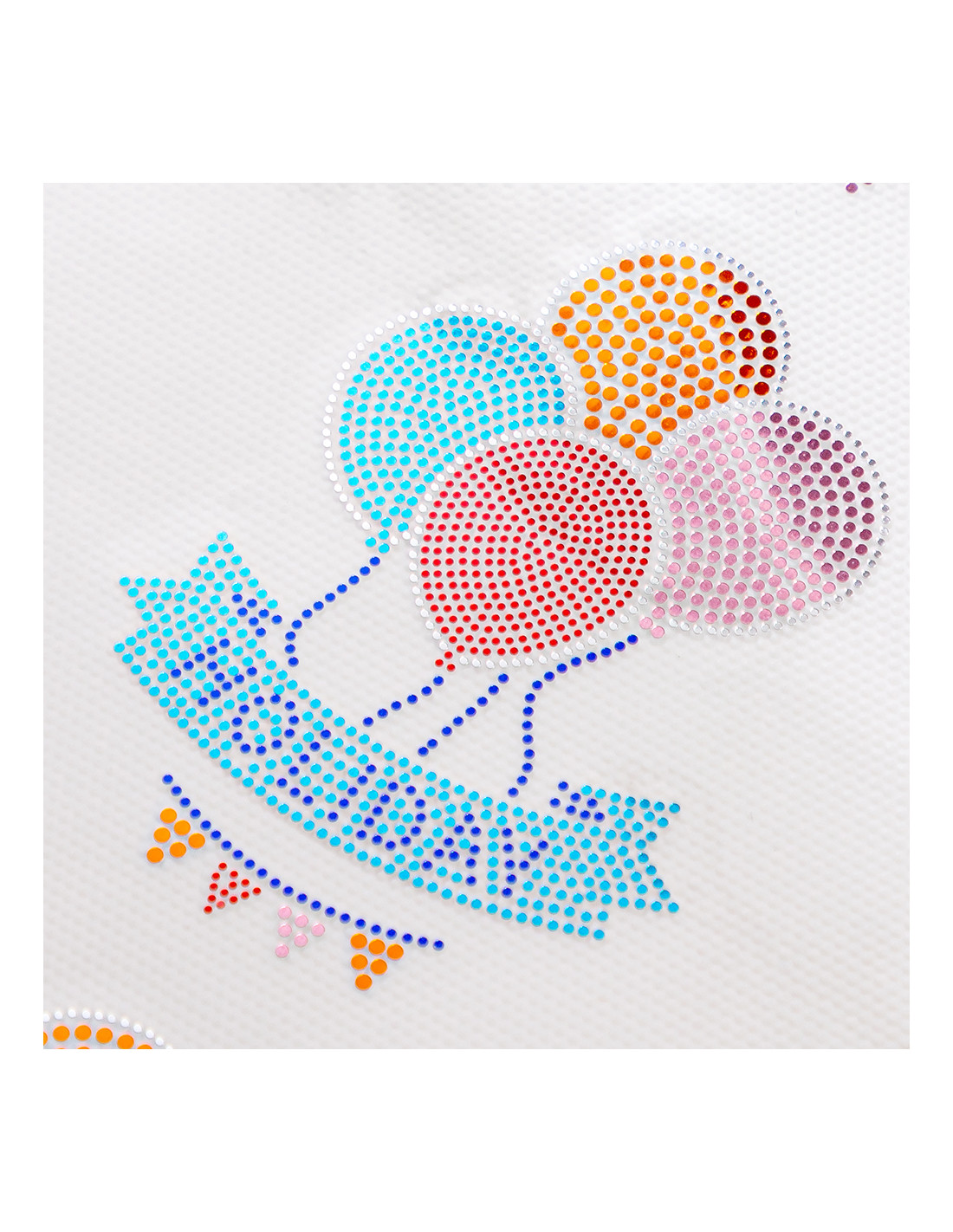 Feuille de transfert en faux strass (ballon, 6 x 8 cm)
5 feuilles/paquet