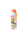 Bouteille en aluminium mince de sport portative de 22 oz/650 ml avec bouchon orange (blanc)