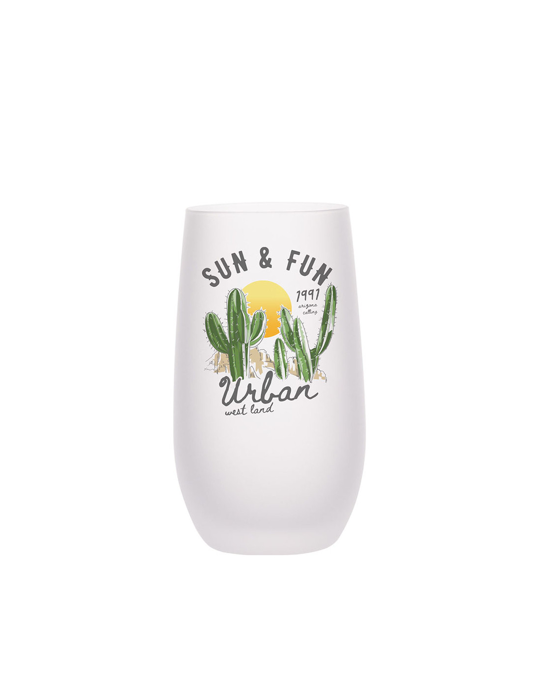Verre à vin sans pied de 13 oz/400 ml (dépoli)