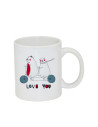 Tasse à revêtement blanc de 11 oz avec boîte individuelle blanche