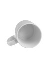 Tasse à revêtement blanc de 11 oz avec boîte individuelle blanche
