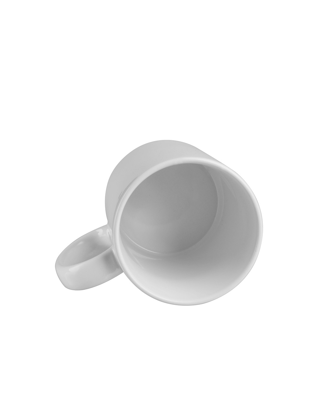 Tasse à revêtement blanc de 11 oz avec boîte individuelle blanche