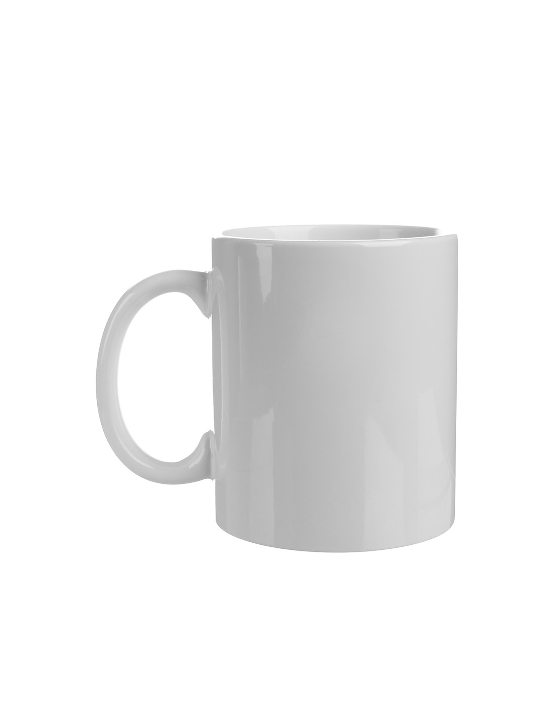 Tasse à revêtement blanc de 11 oz avec boîte individuelle blanche