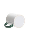 Tasse de couleur intérieure/poignée de 11oz-vert