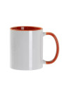 Tasse de couleur intérieure/poignée de 11 oz-Orange