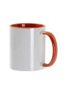 Tasse de couleur intérieure/poignée de 11 oz-Orange