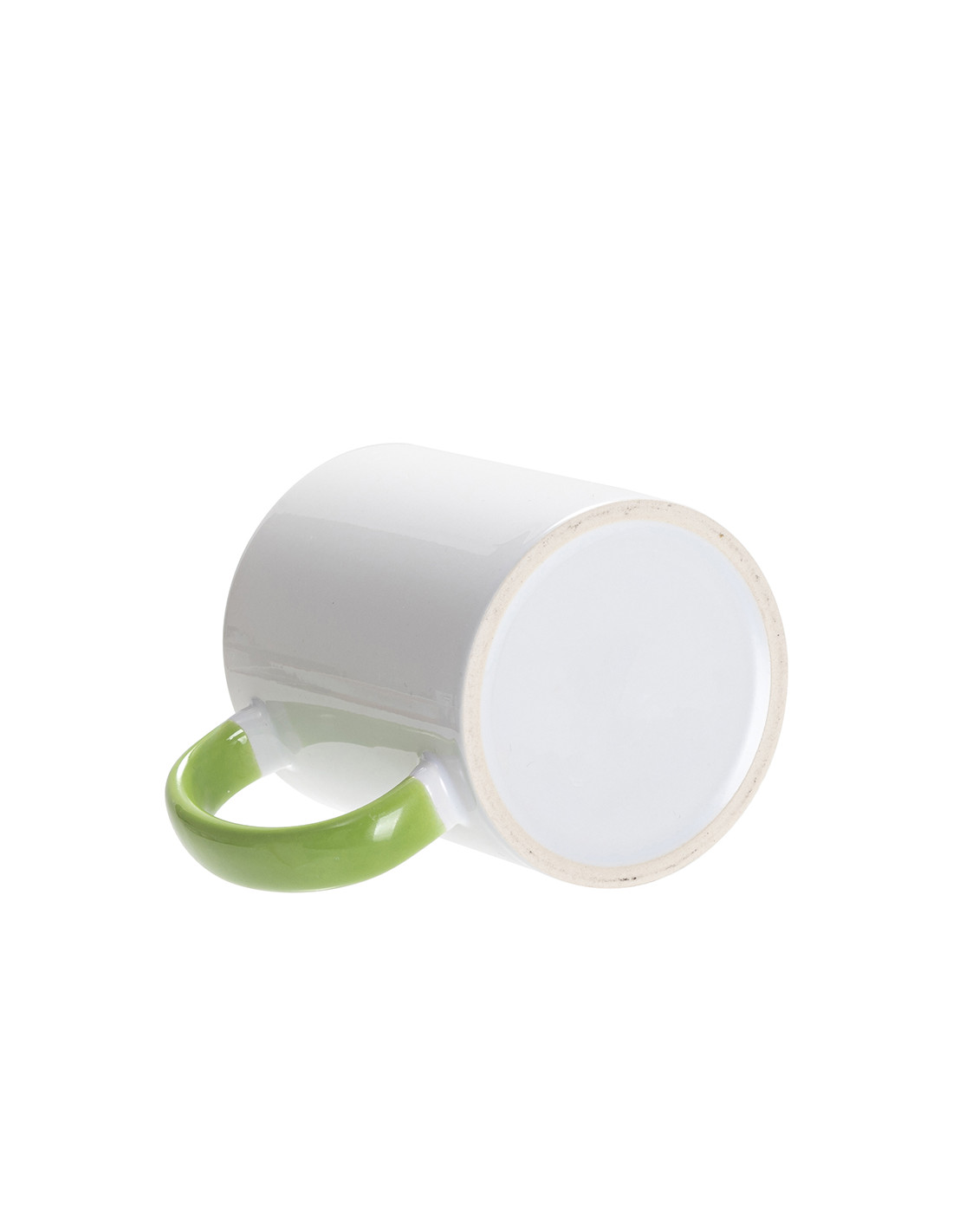 Tasse de couleur intérieure/poignée de 11oz-Vert clair