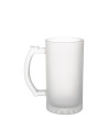 Chope à bière en verre de 16 oz - Verre givré