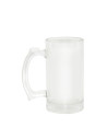 Chope à bière en verre de 16 oz (clair)