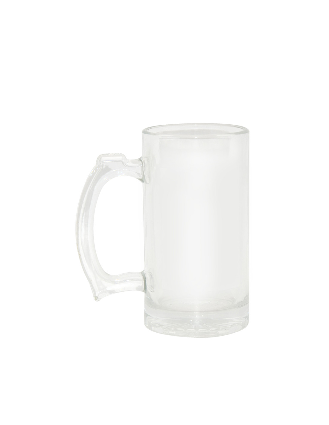 Chope à bière en verre de 16 oz (clair)