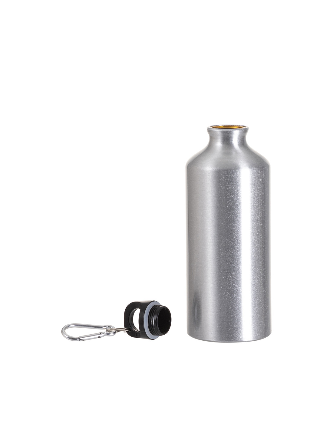 Bouteille d'eau en aluminium de 600 ml (argent)