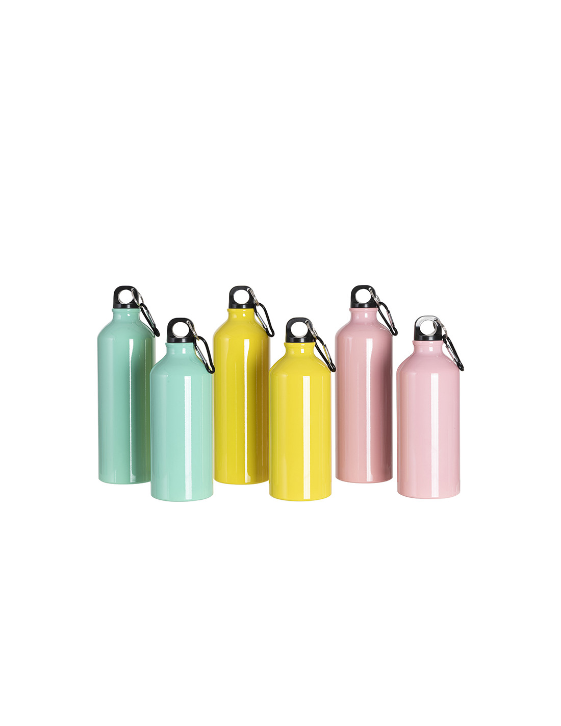 Bouteille d'eau en aluminium de 600 ml (argent)