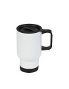 Tasse en acier inoxydable de 14 oz/420 ml - Blanc complet