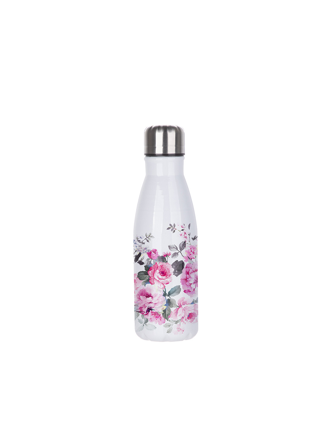 Bouteille en forme de cola en aluminium de 17 oz/500 ml (blanc)