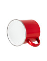 Tasse en émail coloré de 12 oz/360 ml (rouge)