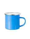 Tasse en émail coloré de 12 oz/360 ml (bleu clair)