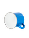 Tasse en émail coloré de 12 oz/360 ml (bleu clair)