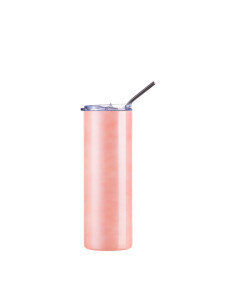 Gobelet SS à couleur changeante de 20 oz/600 ml avec paille et couvercle (sensible à la chaleur, orange à jaune) 2