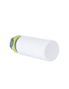 Bouteille d'eau en aluminium de 20 OZ/650 ml avec bouchon vert (blanc)
