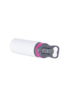 Bouteille d'eau en aluminium de 20 OZ/650 ml avec bouchon rose rouge (blanc)
