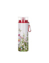 Bouteille en aluminium de 27 oz/800 ml avec couvercle rouge (blanc)