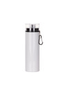 Bouteille en aluminium de 27 oz/800 ml avec couvercle noir (blanc)