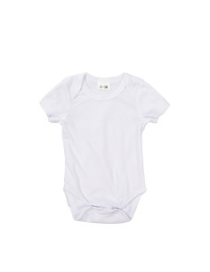 Combinaison bébé à manches courtes S (blanc, 3-6M)