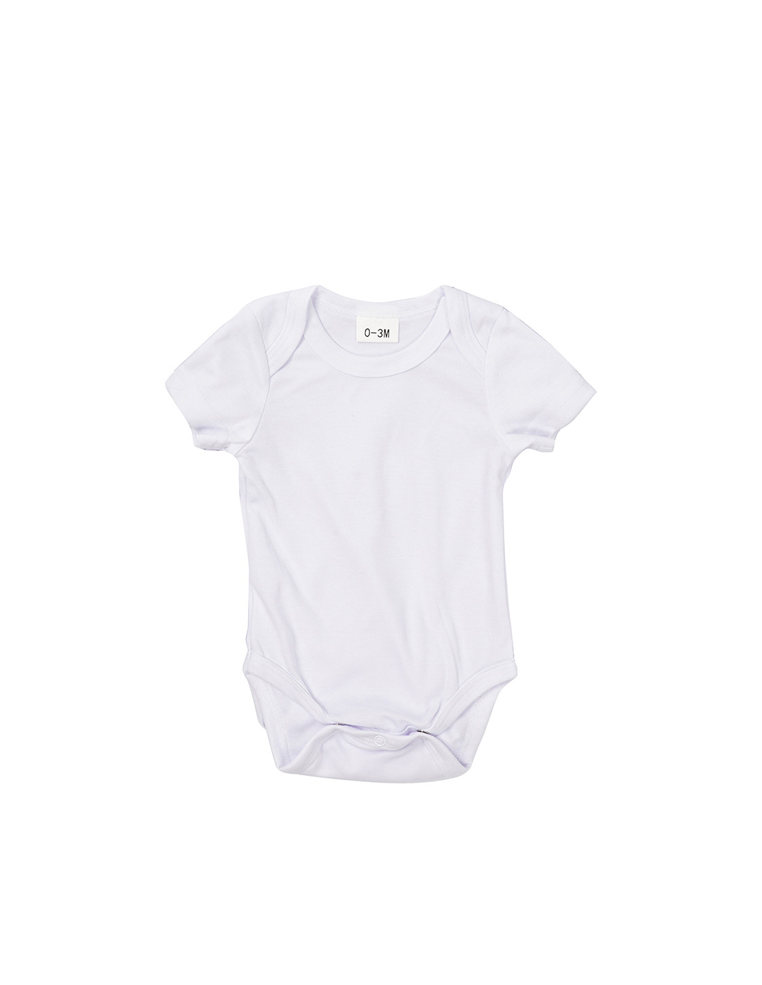 Combinaison bébé à manches courtes S (blanc, 3-6M)