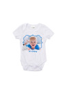 Combinaison bébé à manches courtes XL (blanc, 12-18 mois)