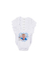 Combinaison bébé à manches courtes XXL (blanc, 18-24 mois)