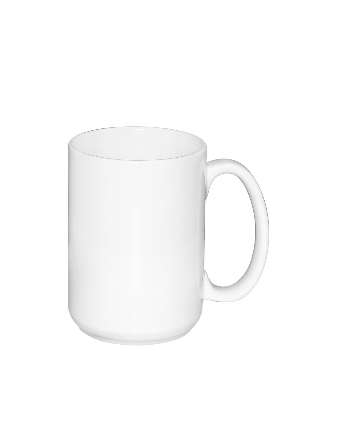 Tasse à revêtement blanc de 15 oz