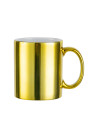 Tasse en céramique plaquée or de 11 oz -