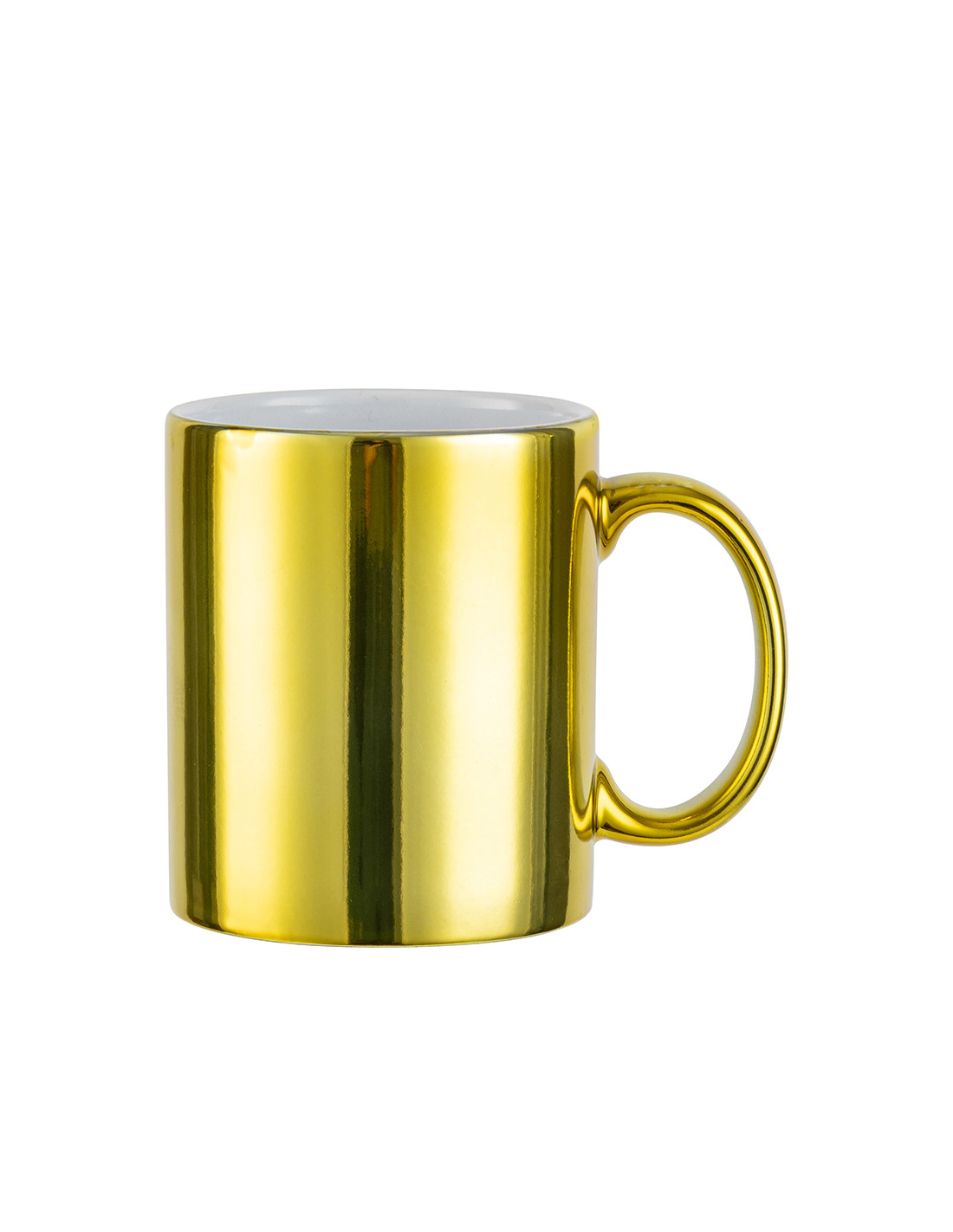 Tasse en céramique plaquée or de 11 oz -