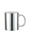 Tasse en céramique plaquée argent de 11 oz -
