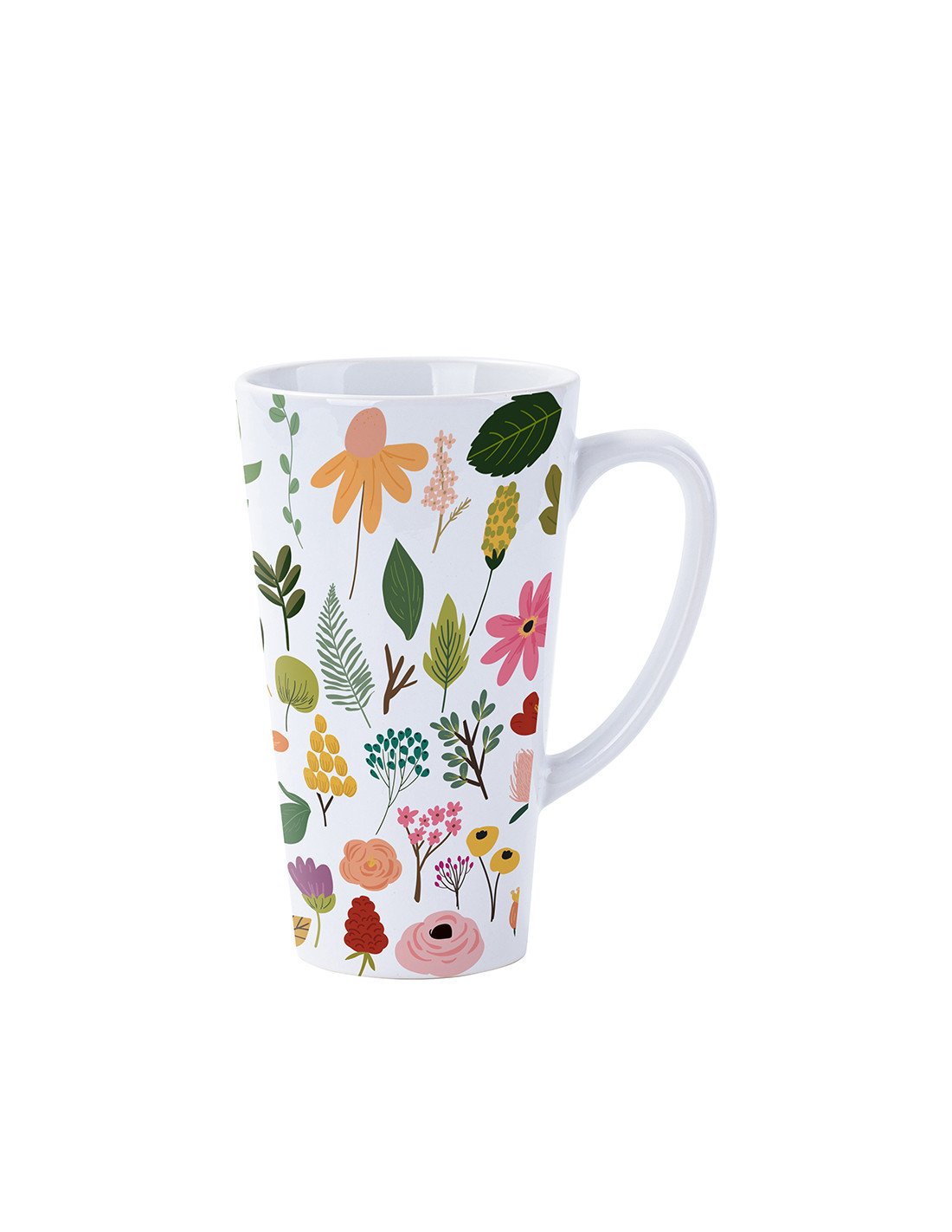 Tasse à latte de 17 oz (forme de cône)