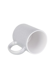 Tasse à paillettes 11oz/330ml (argent) 2