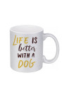 Tasse à paillettes 11oz/330ml (argent)