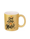 Tasse à paillettes de 11 oz/330 ml (or)