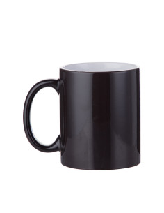 Tasses à couleur changeante de 11 oz - Brillantes, avec boîte blanche - Noir