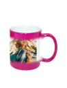 Tasses à couleur changeante de 11 oz - Brillantes, avec boîte blanche - Violet rouge