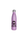 Bouteille en forme de cola en acier inoxydable pailleté de 17 oz/500 ml (rose)